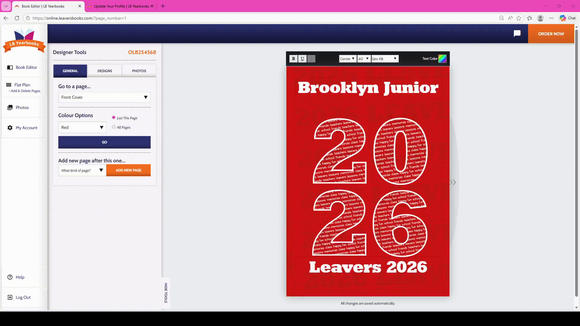 Importing pupil yearbook pages through our flatplan